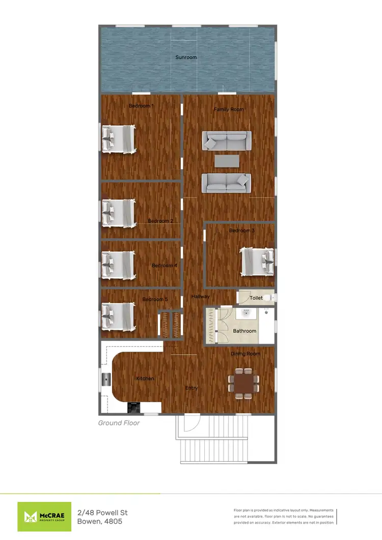 Floorplan of Homely house listing, 2/48 Powell Street, Bowen QLD 4805
