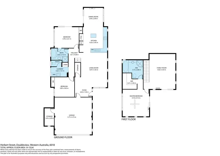 Floorplan of Homely house listing, 199a Herbert Street, Doubleview WA 6018