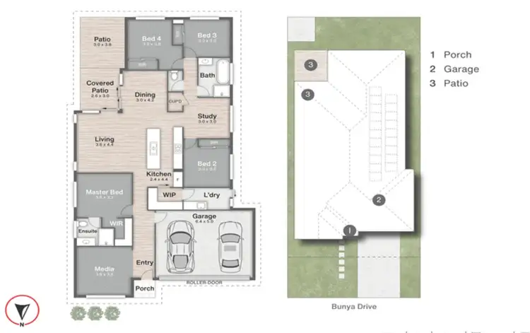 Floorplan of Homely house listing, 15 Bunya Drive, Park Ridge QLD 4125
