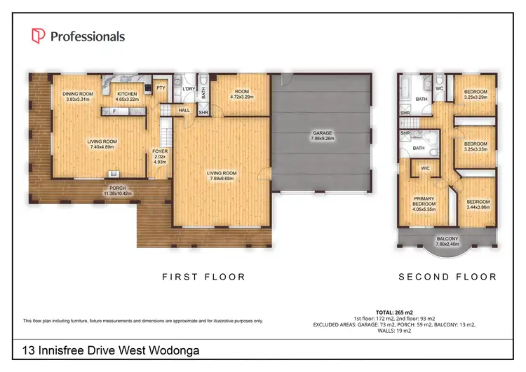 Floorplan of Homely house listing, 13 Innisfree Drive, West Wodonga VIC 3690