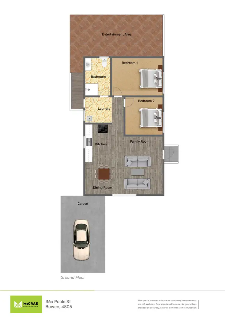 Floorplan of Homely house listing, 36A Poole Street, Bowen QLD 4805