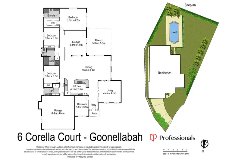 Floorplan of Homely house listing, 6 Corella Court, Goonellabah NSW 2480