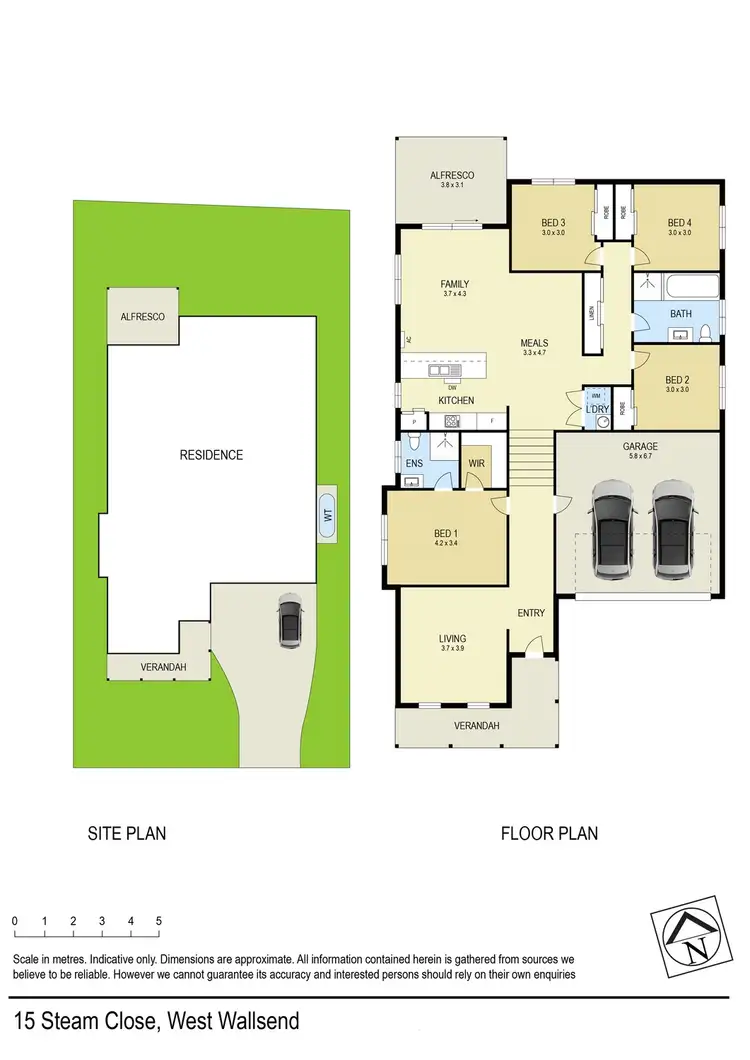 Floorplan of Homely house listing, 15 Steam Close, West Wallsend NSW 2286