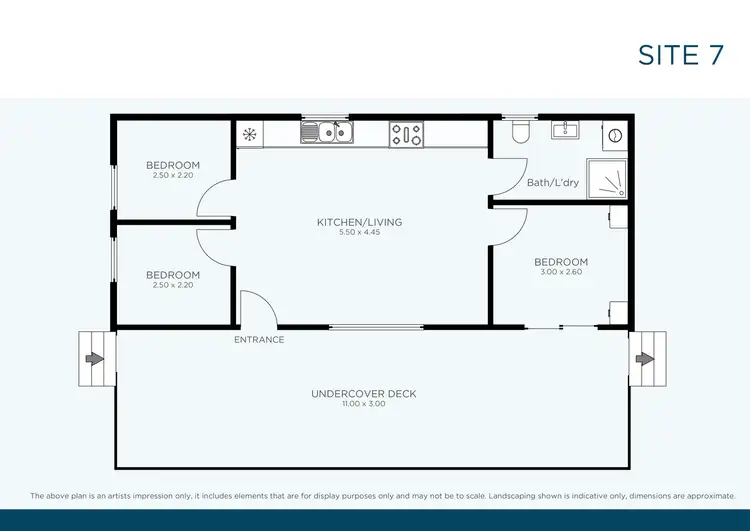 Floorplan of Homely villa listing, 7/891 Wallaga Lake Road, Bermagui NSW 2546