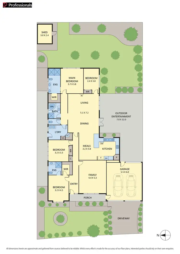 Floorplan of Homely house listing, 11 Golden Way, Hillside VIC 3037