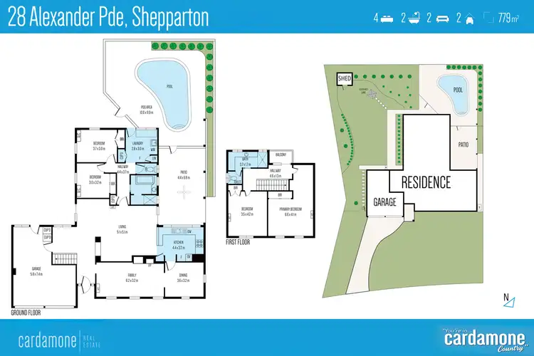 Floorplan of Homely house listing, 28 Alexander Parade, Shepparton VIC 3630