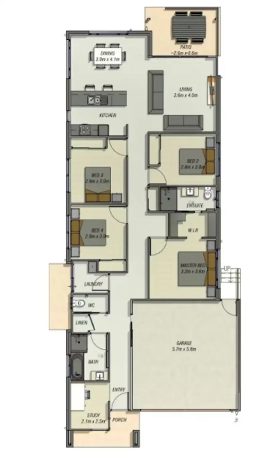 Floorplan of Homely other listing, Address available on request