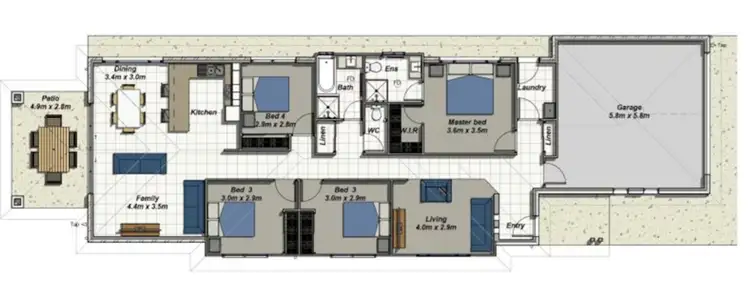 Floorplan of Homely other listing, Address available on request