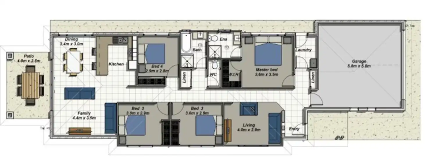 Floorplan of Homely other listing, Address available on request