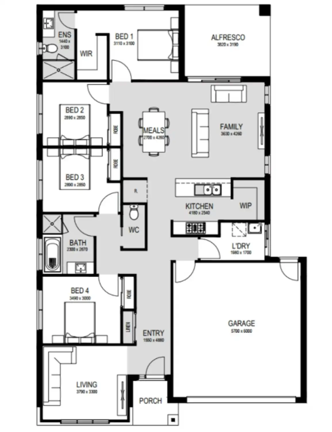 Floorplan of Homely other listing, Address available on request