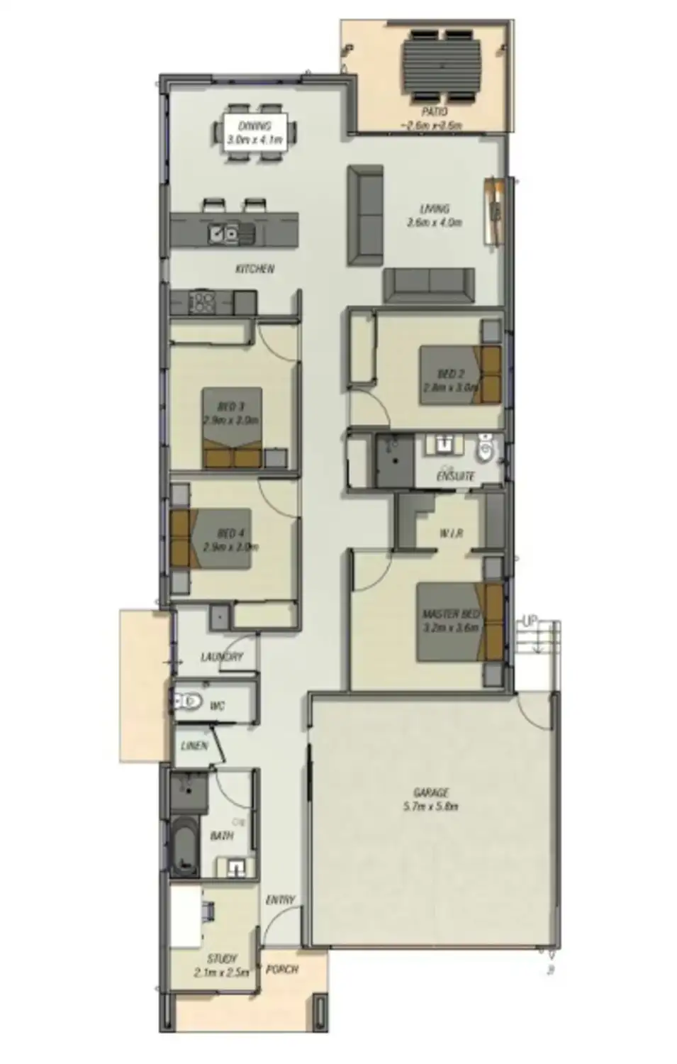Floorplan of Homely other listing, Address available on request