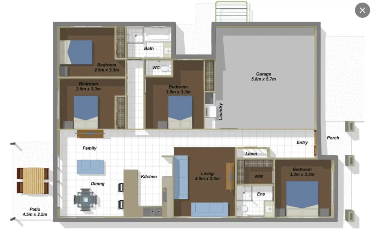Floorplan of Homely other listing, Address available on request