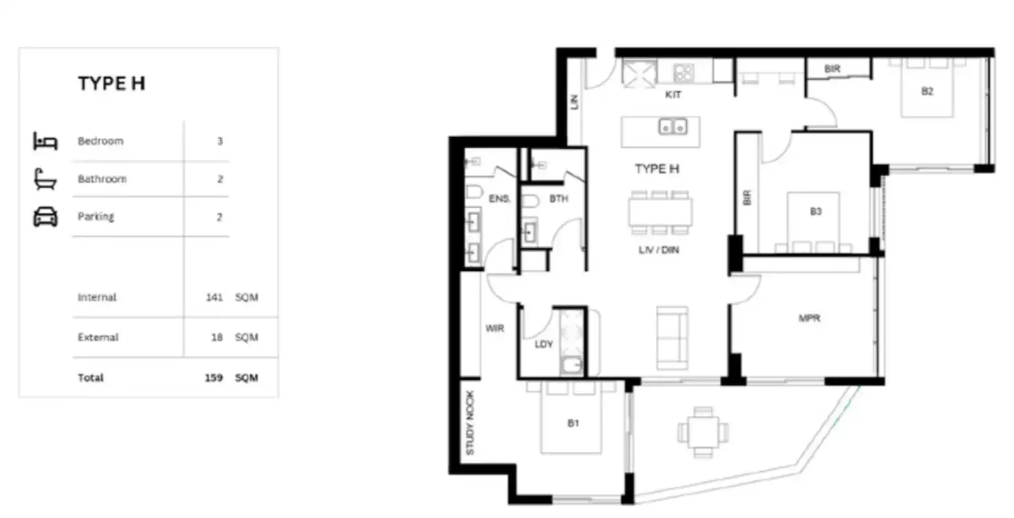 Floorplan of Homely apartment listing, Address available on request