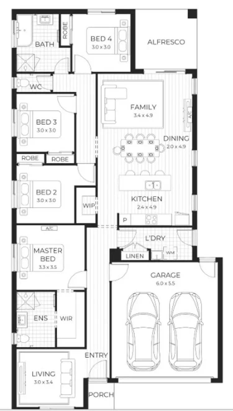 Floorplan of Homely other listing, Address available on request