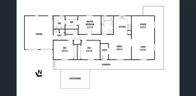 Floorplan of Homely house listing, 35 Roberts Street, Ferntree Gully VIC 3156