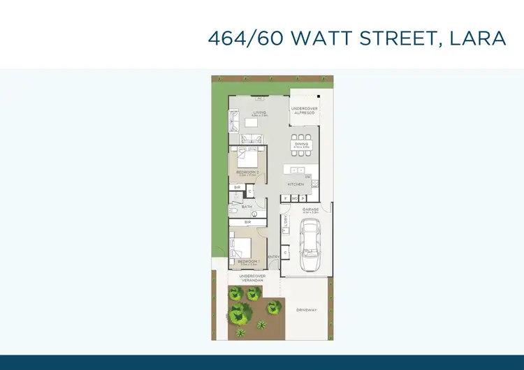Floorplan of Homely retirement listing, 464/60 Watt Street, Lara VIC 3212