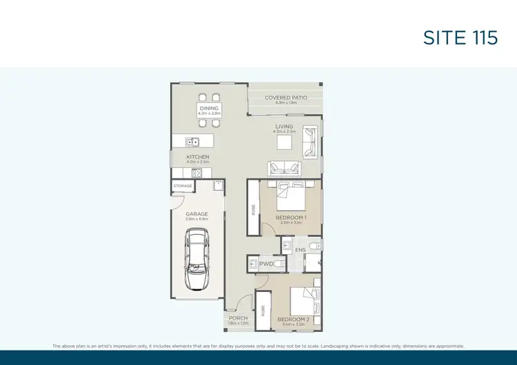 Floorplan of Homely retirement listing, 115/49 Creek Road, Burpengary East QLD 4505