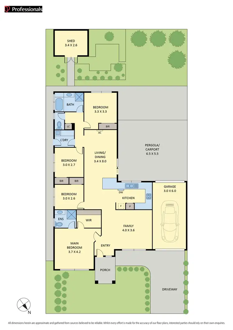 Floorplan of Homely house listing, 17 Klippel Way, Caroline Springs VIC 3023