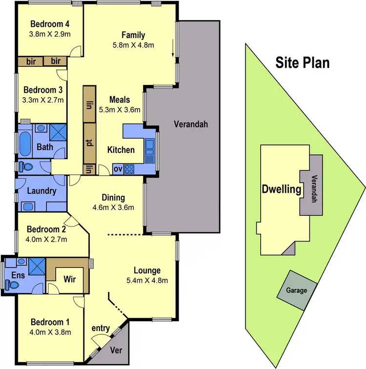 Floorplan of Homely house listing, 15 Laser Court, Taylors Lakes VIC 3038
