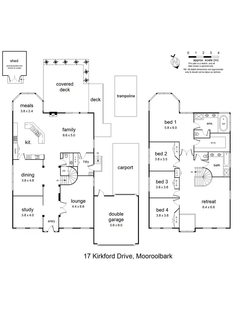 Floorplan of Homely house listing, 17 Kirkford Drive, Mooroolbark VIC 3138