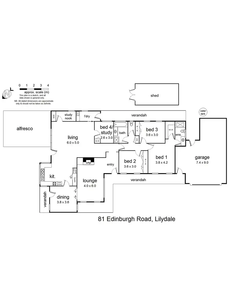 Floorplan of Homely house listing, 81 Edinburgh Road, Lilydale VIC 3140