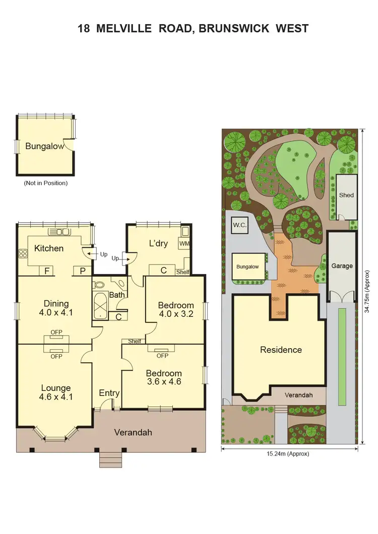 Floorplan of Homely house listing, 18 Melville Road, Brunswick West VIC 3055