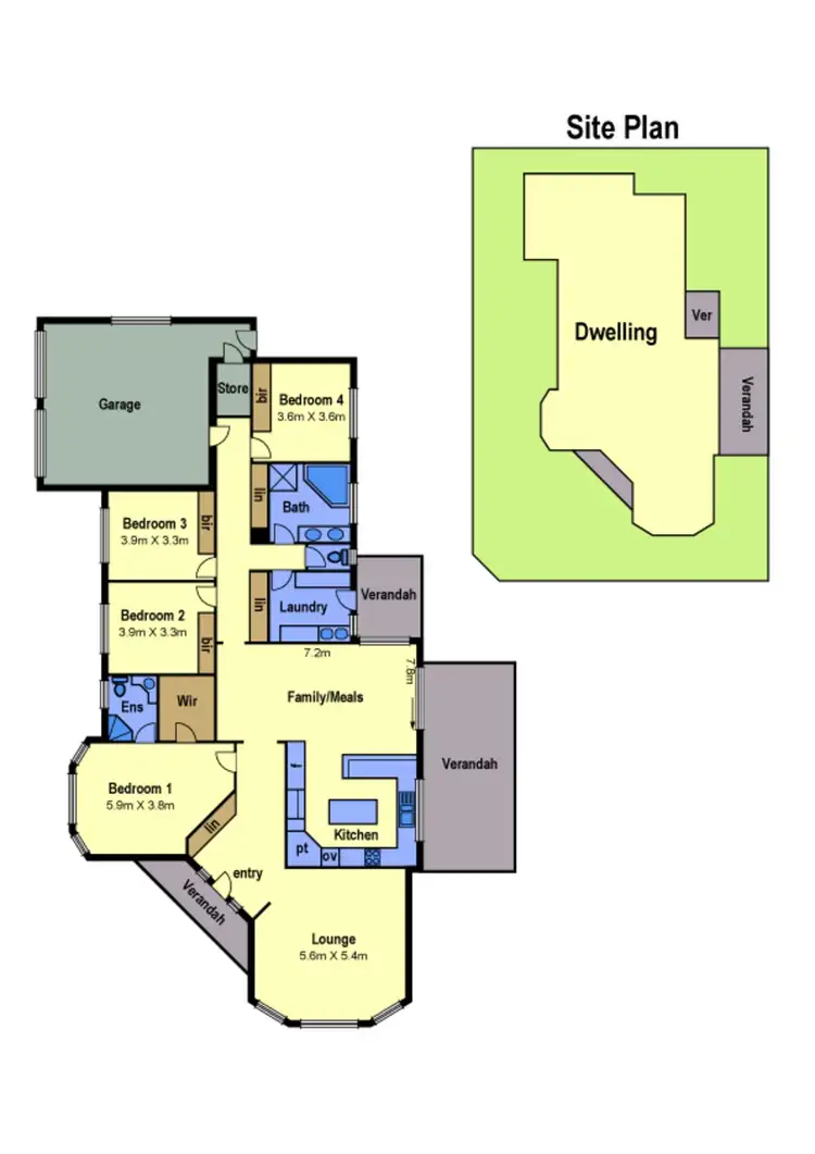 Floorplan of Homely house listing, 36 Nordic Avenue, Taylors Lakes VIC 3038