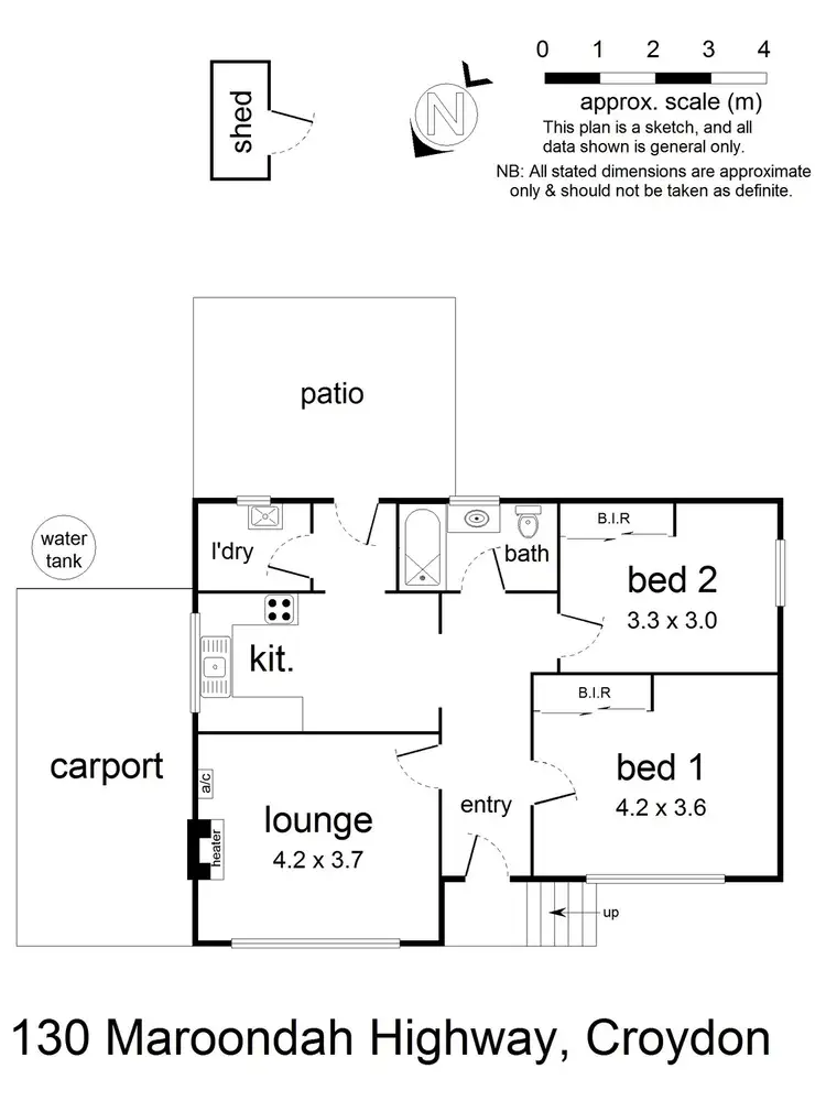 Floorplan of Homely house listing, 130 Maroondah Highway, Croydon VIC 3136
