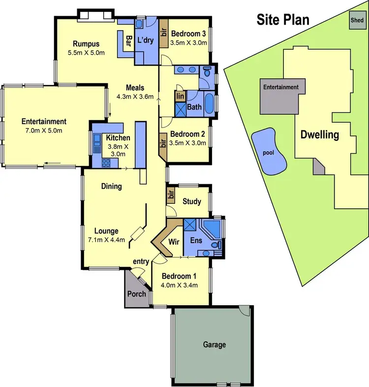 Floorplan of Homely house listing, 10 Landau Court, Taylors Lakes VIC 3038