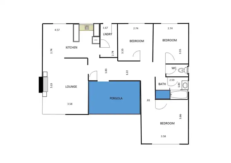 Floorplan of Homely house listing, 15 Muriel Drive, Pooraka SA 5095