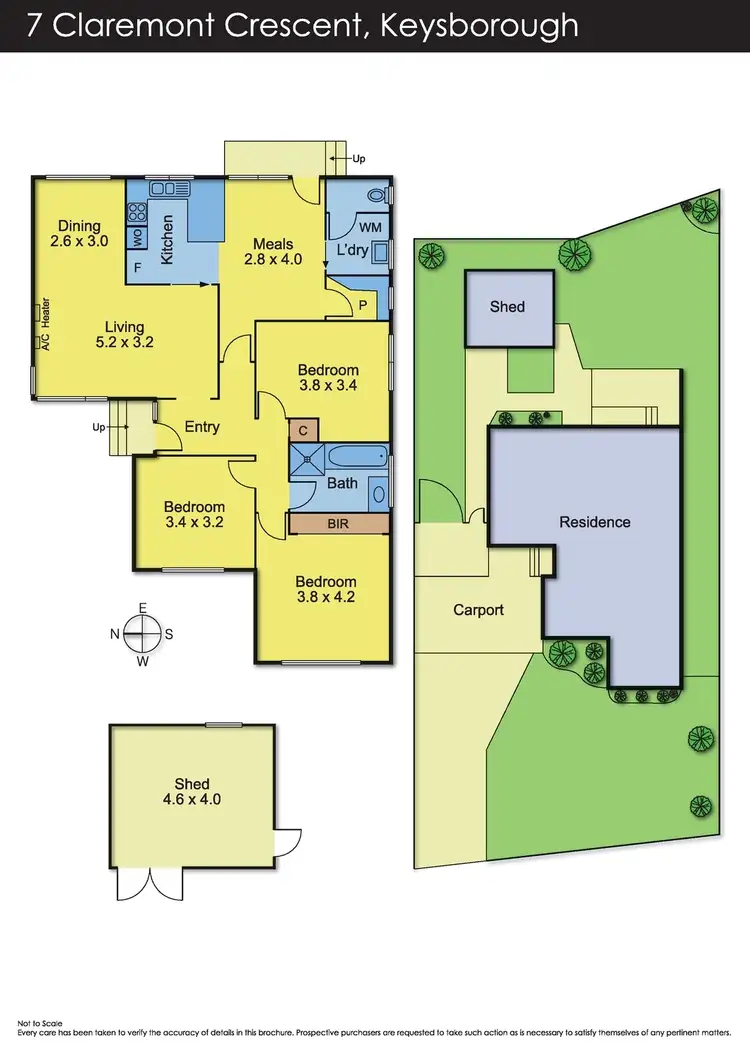 Floorplan of Homely house listing, 7 Claremont Crescent, Keysborough VIC 3173