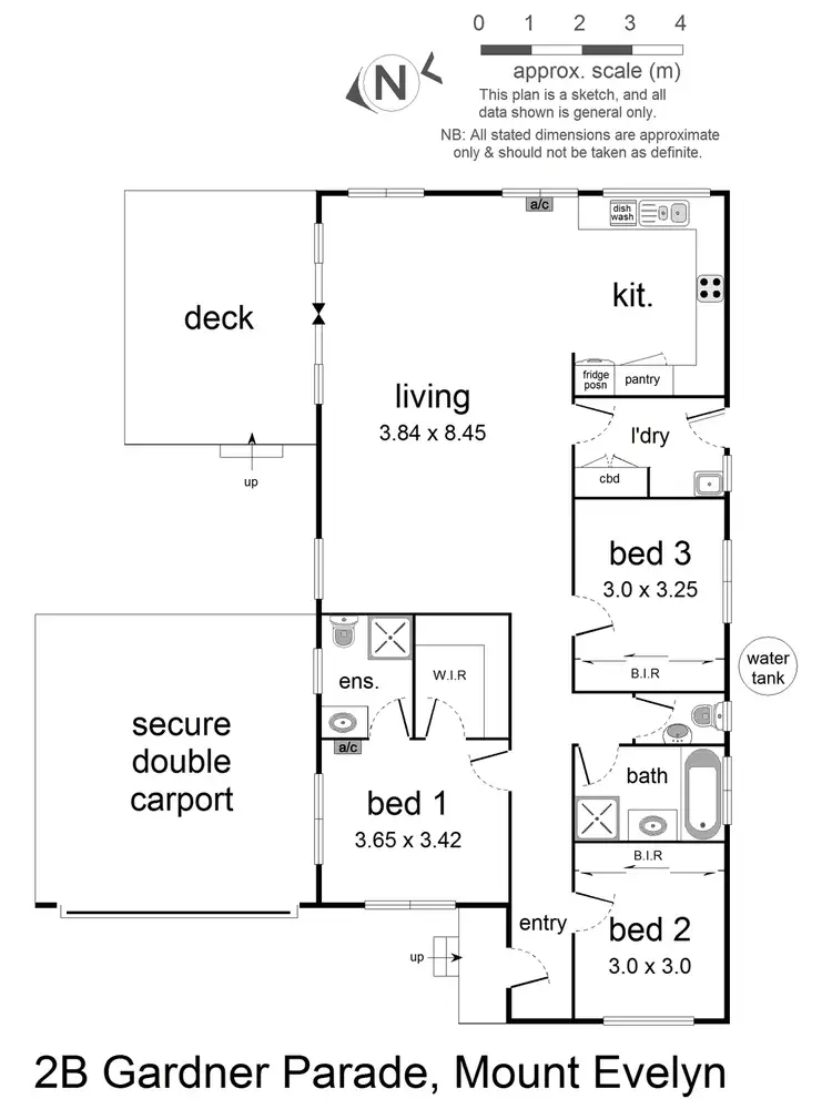 Floorplan of Homely townhouse listing, 2B Gardner Parade, Mount Evelyn VIC 3796