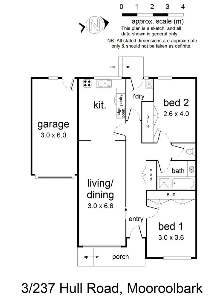 Floorplan of Homely unit listing, 3/237-239 Hull Road, Mooroolbark VIC 3138