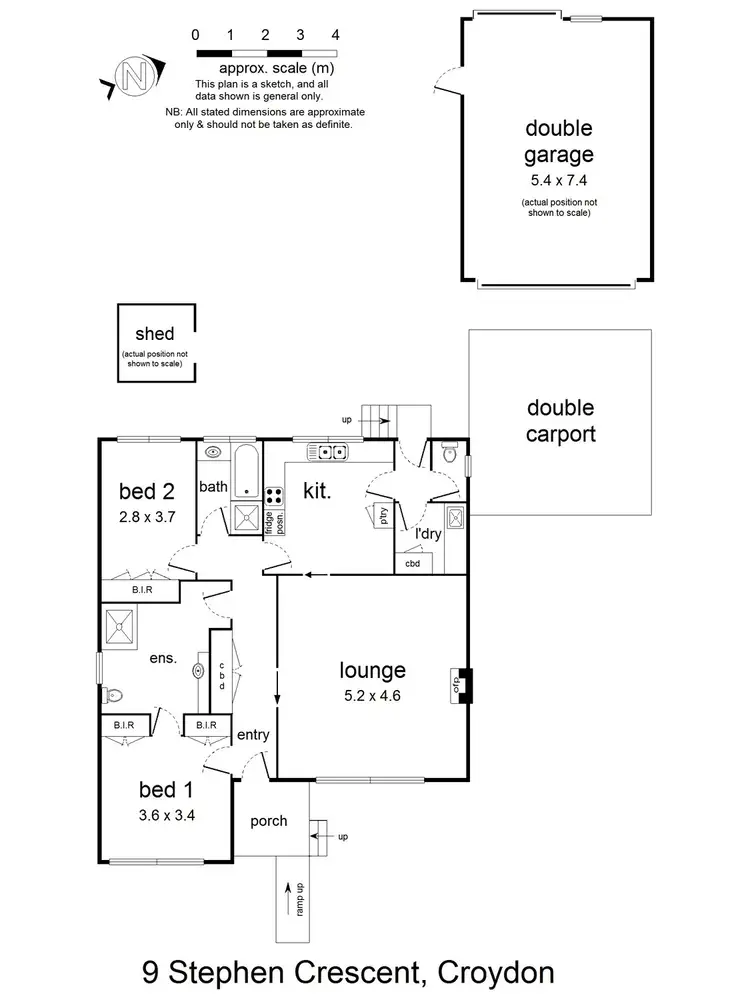 Floorplan of Homely house listing, 9 Stephen Crescent, Croydon VIC 3136