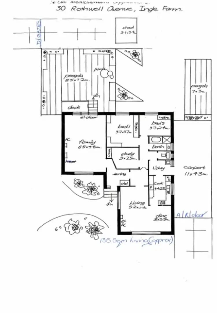 Floorplan of Homely house listing, 30 Rothwell Avenue, Ingle Farm SA 5098