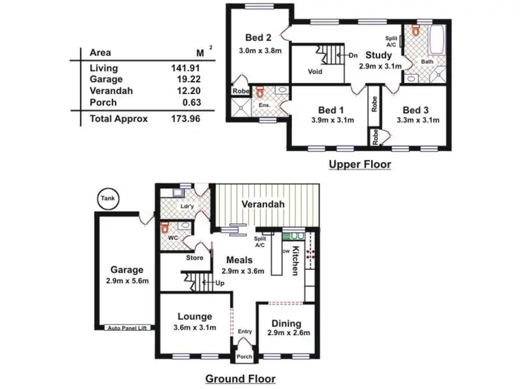 Floorplan of Homely house listing, 10 Harcourt Terrace, Modbury SA 5092