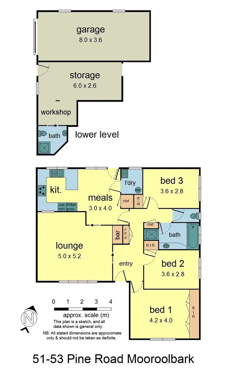 Floorplan of Homely house listing, 51-53 Pine Road, Mooroolbark VIC 3138