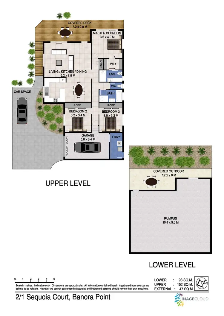 Floorplan of Homely semi-detached listing, 2/1 Sequoia Court, Banora Point NSW 2486