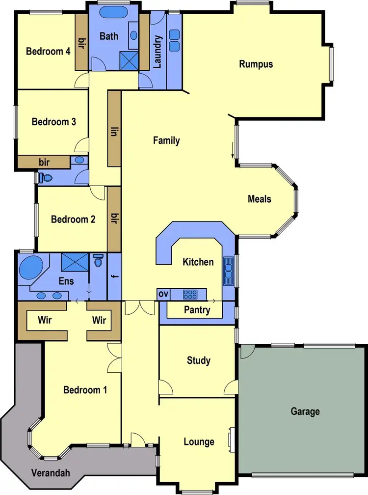 Floorplan of Homely house listing, 22 Capricorn Court, Taylors Lakes VIC 3038