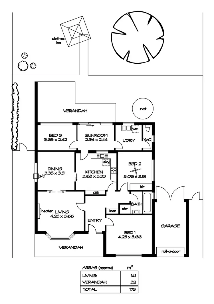 Floorplan of Homely house listing, 7 Ryder Road, Manningham SA 5086