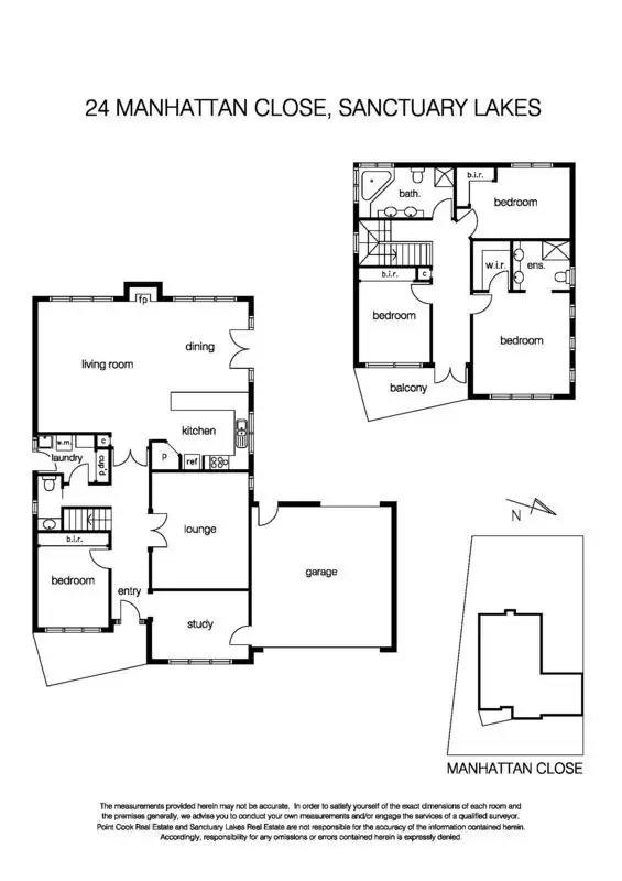 Floorplan of Homely house listing, 24 Manhattan Close, Sanctuary Lakes VIC 3030