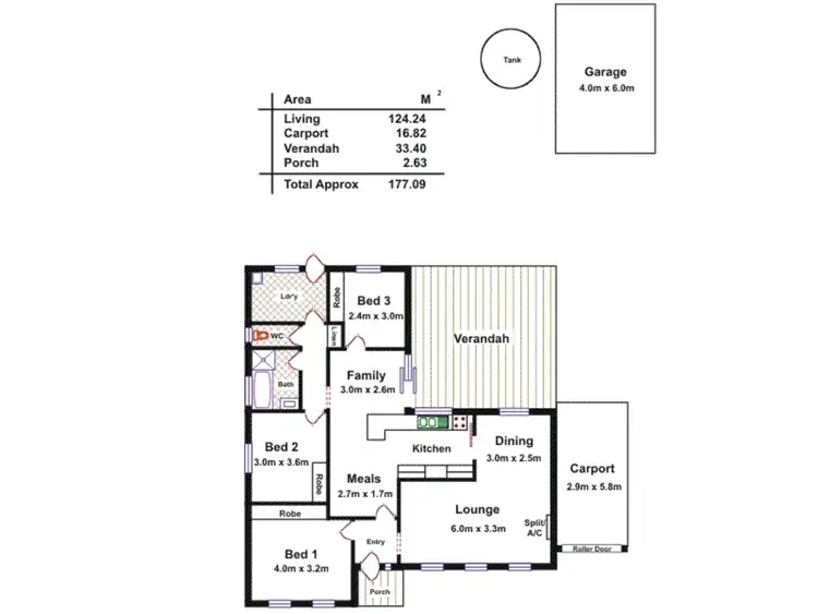 Floorplan of Homely house listing, 7 Abercrombie Crescent, St Agnes SA 5097