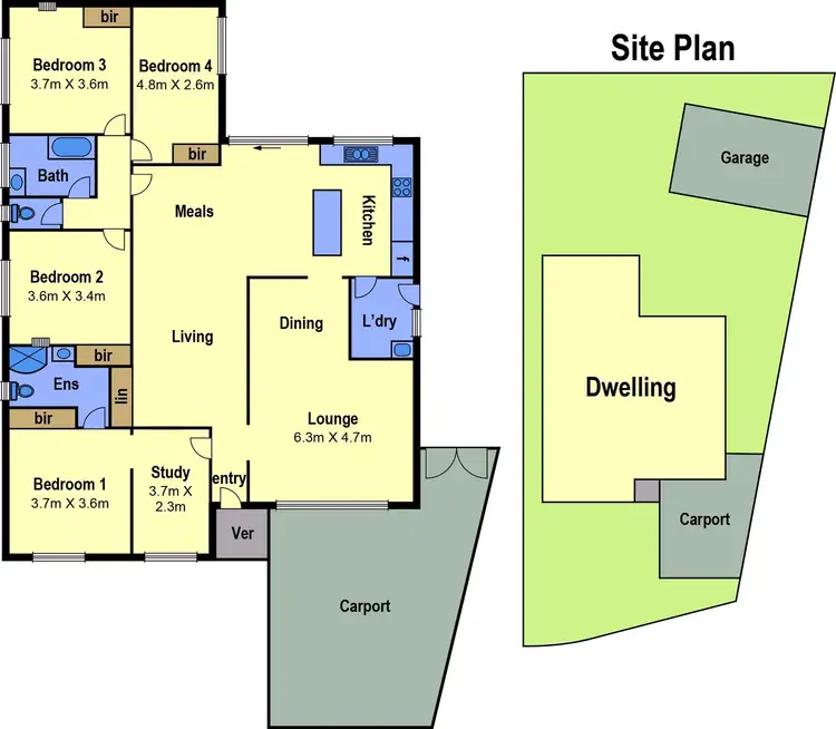 Floorplan of Homely house listing, 7 Bunarong Close, Keilor Downs VIC 3038