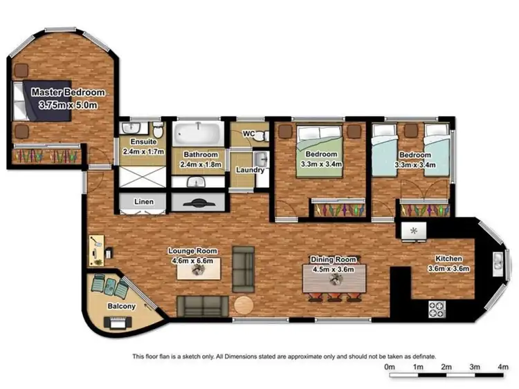 Floorplan of Homely apartment listing, 4/10 Tweed Coast Road, Hastings Point NSW 2489