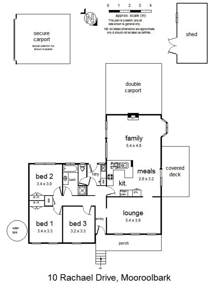 Floorplan of Homely house listing, 10 Rachael Drive, Mooroolbark VIC 3138