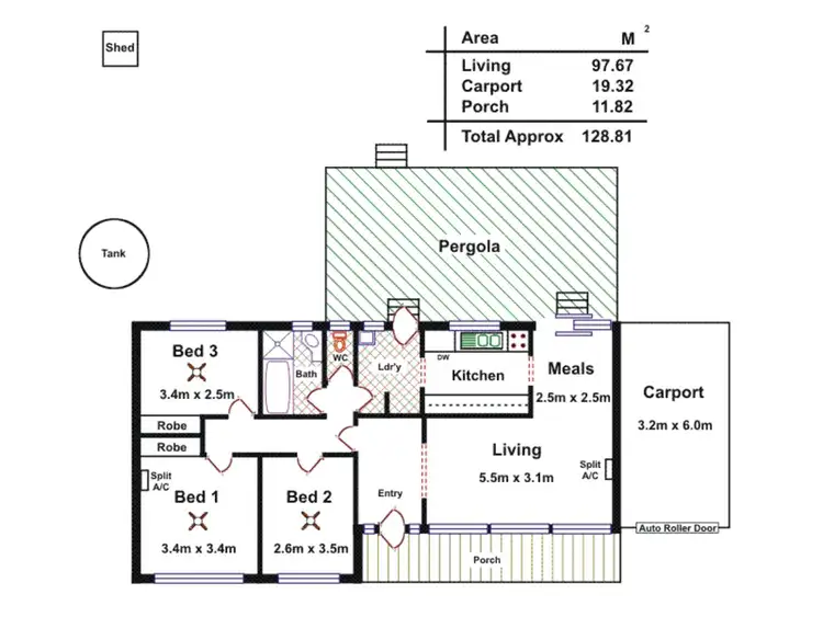 Floorplan of Homely house listing, 17 Bottrell Avenue, Ingle Farm SA 5098