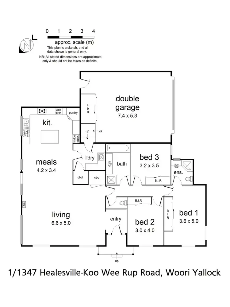 Floorplan of Homely house listing, 1/1347 Healesville-Koo Wee Rup Road, Woori Yallock VIC 3139