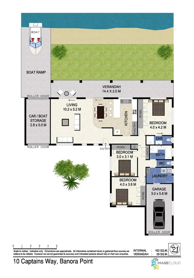 Floorplan of Homely house listing, 10 Captains Way, Banora Point NSW 2486