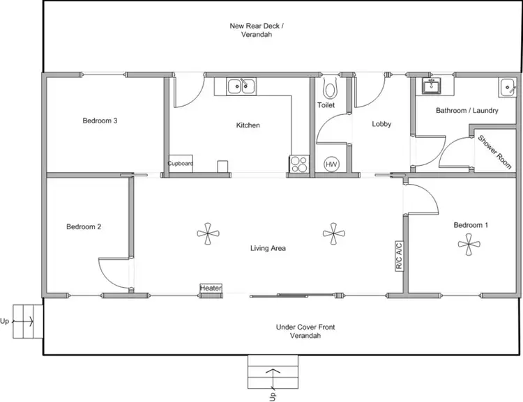 Floorplan of Homely house listing, 16 Esplanade, Wool Bay SA 5575