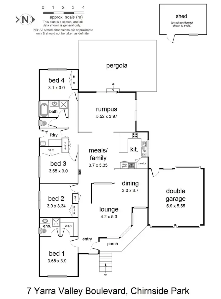 Floorplan of Homely house listing, 7 Yarra Valley Boulevard, Chirnside Park VIC 3116